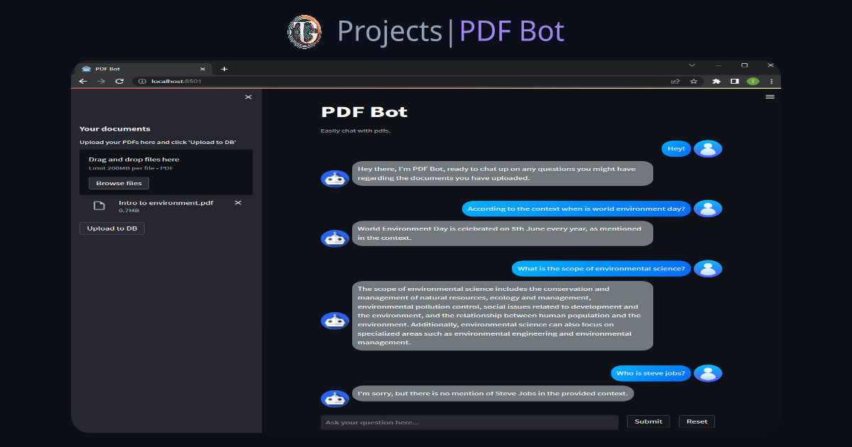 PDF Bot | Projects