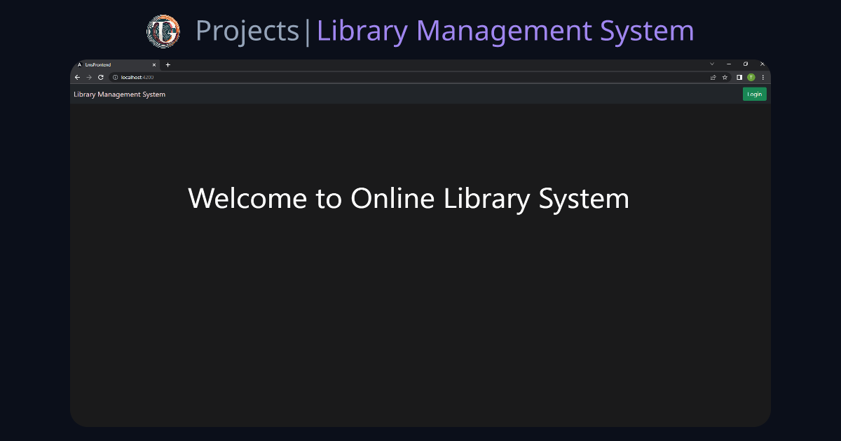 Library Management System | Projects